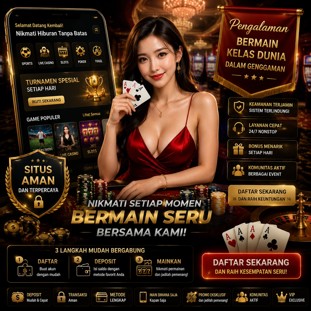 Tampilan antarmuka djarumtoto APK v4.7.5 saat pengujian performa dan keamanan di perangkat Android